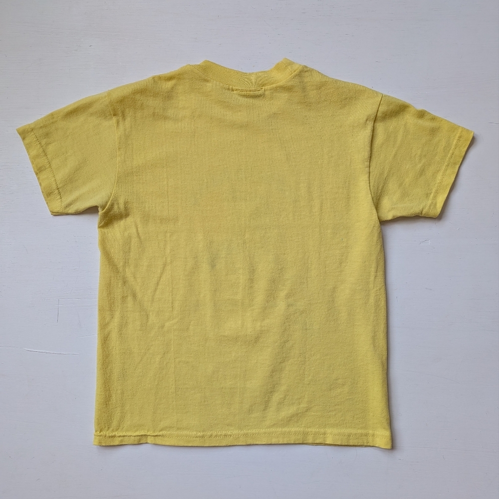 Vintage Dawls Yellow Dawlphins Dolphins T-Shirt *Fits Like XS* - Picture 2 of 11